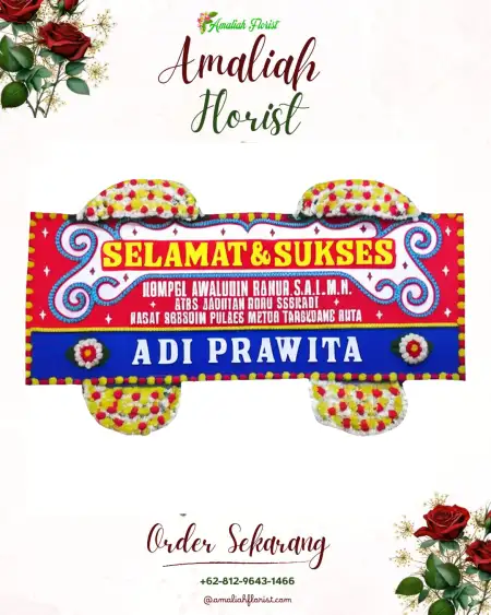Papan Bunga Ucapan Selamat Ranuwurung